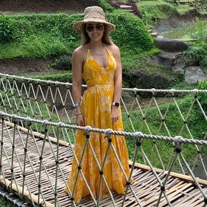 Free people Lille printed maxi dress